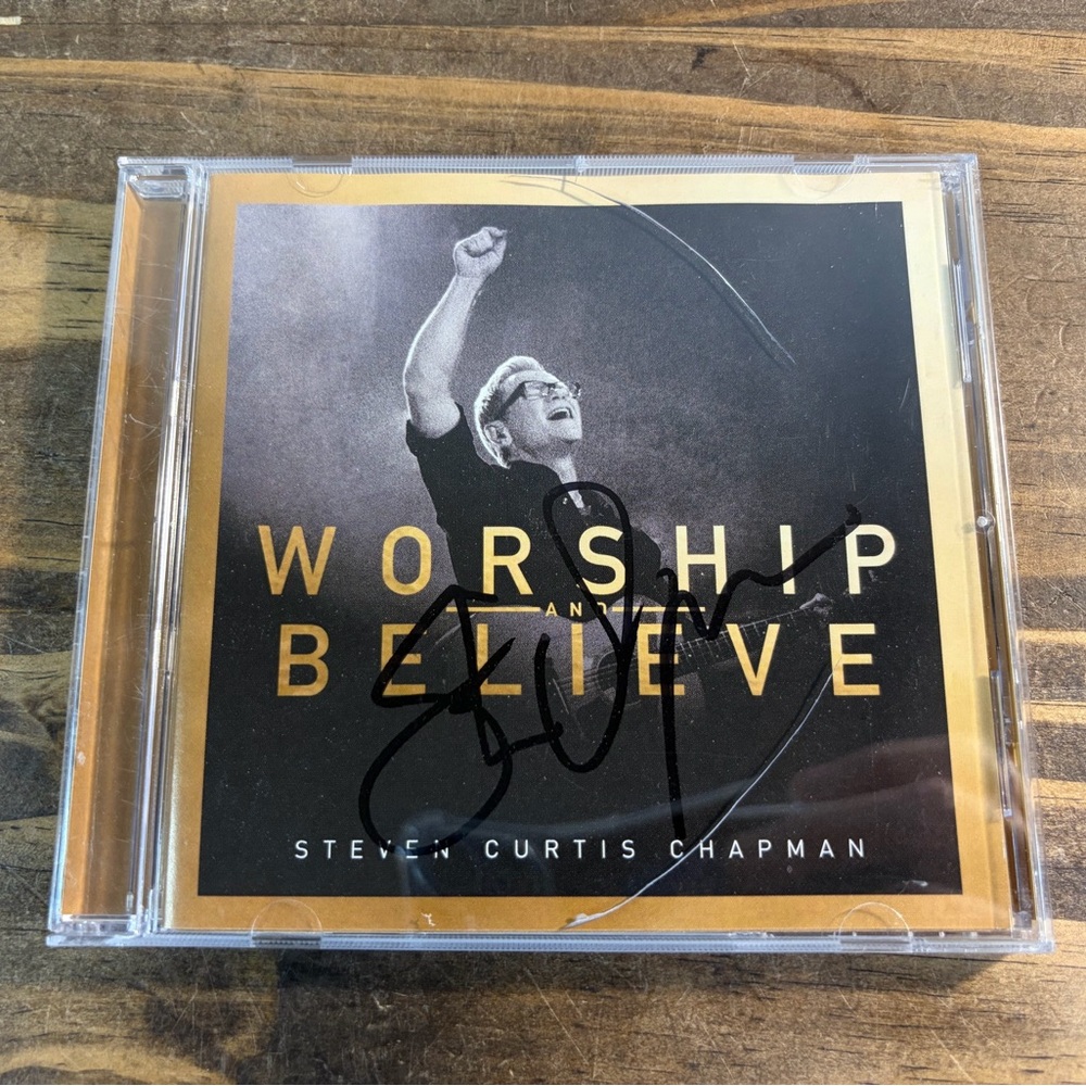 Steven Curtis Chapman - WORSHIP And BELIEVE CD (2016 Reunion Records) SIGNED